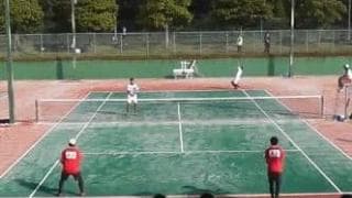 ソフトテニス（新潟）男子団体決勝①