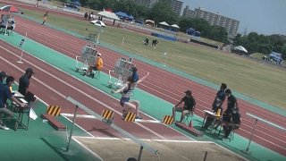 陸上競技（滋賀県）女子 1.2.3年 走幅跳2