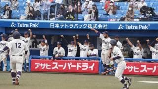 取り戻した「長く、しつこく」の明治野球　熱闘3時間16分「皆さんに申し訳ない、3時間を超えて」
