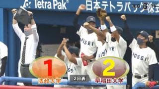 【ハイライト】法政大学 対 早稲田大学