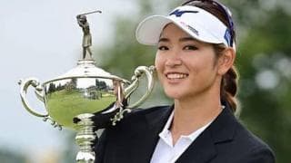 原英莉花「ボギーから身体がウズウズした」。初挑戦の「まぐれ」から女子OP優勝へ