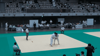 柔道（東京都）第二試合場　男子3年 決勝