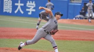 エース・木澤が粘投を見せるも、引き分けに終わる 明大①