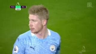 【動画】デ・ブライネがマンチェスター・ダービーでマフレズに通した絶妙な股抜きパス