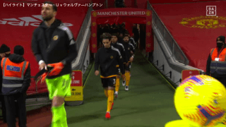 【プレミアリーグ】第16節マンチェスター・Ｕvsウォルヴァ-ハンプトン ハイライト