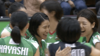 Ｖリーグ女子　KUROBEアクアフェアリーズ vs.JTマーヴェラス 2020/11/15【ハイライト】