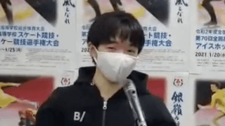 フィギュア鍵山 曲止まるトラブルも「一番集中できた」とSP首位発進