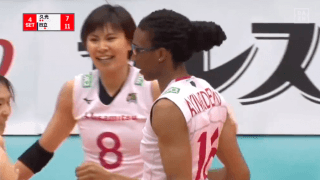 【動画】久光vs日立戦で見応えのある長いラリーの応酬が続く - V1女子（1月30日）