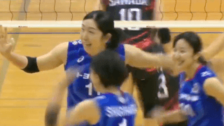 【動画】トヨタ車体vsNECのスーパーブロック集 - V1女子（2月6日）