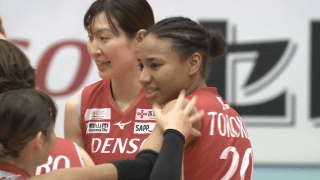 Ｖリーグ女子　岡山シーガルズ vs. デンソーエアリービーズ 2021/2/13【ハイライト】