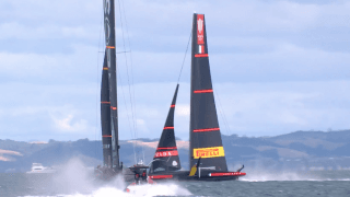 アメリカズカップ 互角の戦いを展開 ヤンマーも大会運営をサポート