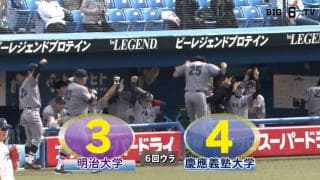 【ハイライト】明治大学 対 慶應義塾大学