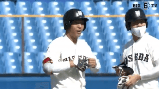 早大・中川が緊迫した投手戦にケリをつける一打で、明大を下す！【ハイライト動画 10/18 秋季東京六大学野球 明治大学vs早稲田大学】