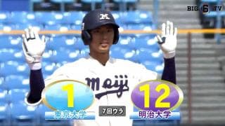 【ハイライト】東京大学 対 明治大学