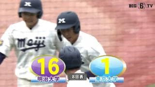 【ハイライト】明治大学 対 東京大学