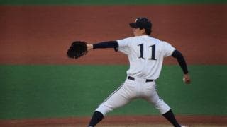 連続完封の武蔵大・田中、松崎と4年生の新米キャッチャー斉藤