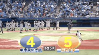 【ハイライト】慶應義塾大学 対 法政大学