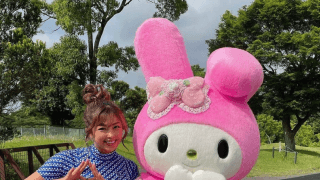 🌈マイメロがお出迎え⛳️可愛すぎる✨プロアマ大会❤️あおい夏海が挑戦❣️