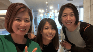 ⚽️なでしこ鮫島彩、🏐バレー荒木絵里香、🏸バド藤井瑞希と「3人でカフェ〜☕️」