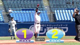 【ハイライト】明治大学 対 東京大学