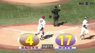 【ハイライト】早稲田大学 対 明治大学