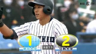 【ハイライト】東京大学 対 立教大学