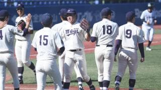 明大わずか1安打で立大下す　春秋連覇に望み、指揮官苦笑「これでも勝てるのですね」