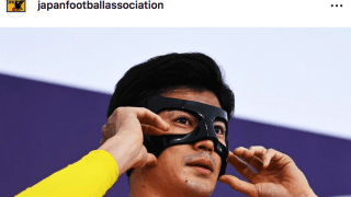 ⚽️谷口彰悟に「バッドマン2❗️」の声😍2002年⚽️日韓W杯のツネ様以来のフェイスガードが話題に