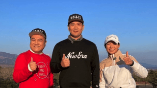⛳️渋野日向子、マー君＆ザキヤマと笑顔でラウンド⁉️