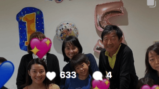 「素敵なBigFamily ❤️」東尾理子、石田純一＆すみれも登場🎂家族ショットに反響❣️