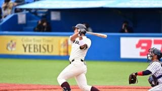 怪我を乗り越えリーグ戦初アーチ　“山梨のデスパイネ”早大・野村健太が本領発揮