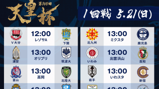 ⚽️サッカー天皇杯〜きょうも全国各地で1回戦❗️Jクラブ挑む🔥熱血クラブはどこに⁉️