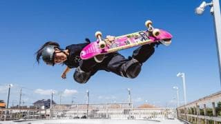 スケートボード・パーク 草木ひなの～現在、世界ランキング3位。パリ五輪出場を目指して跳躍