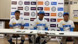 【ヒーローインタビュー】東京大学 ​大久保裕監督代行・松岡由機(④駒場東邦)・内田開智(③開成)