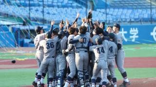 慶大、堀井監督の信念が結実した4季ぶり優勝　主将・廣瀬はさらなる誓い「日本一に」