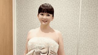 「ふっくら😍ともちゃん可愛い❣️」華原朋美✨ドレスで全身ショット披露し、反響