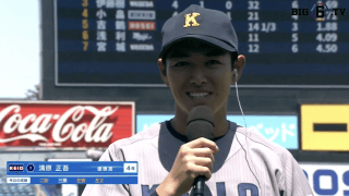 【ヒーローインタビュー】慶應義塾大学 清原正吾(④慶應)