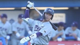 明大が崖っぷちで見せた緻密さとしぶとさ　楽天ドラ1宗山「粘り意識している」