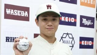 早大4年生7番打者・石郷岡が人生2本目のアーチ含む5打点 最終シーズンに懸ける決意