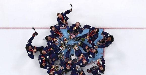 「パラリンピックの精神を結集した写真」　頭上のロボットカメラが捉えた米国の団結力【Image of the Day】