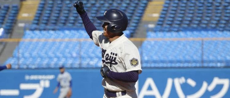 これぞ〝粘りの明治〟　逆転劇で勝利をもぎ取る／東京六大学秋季フレッシュトーナメント