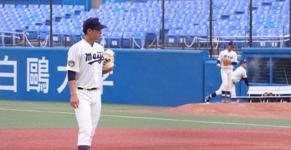 「これなら柳も福也も野村も納得してくれる」　指揮官が「明治の11番」と認めたエース・入江大生の136球