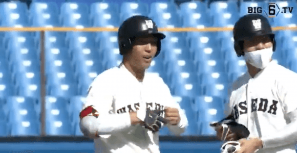 早大・中川が緊迫した投手戦にケリをつける一打で、明大を下す！【ハイライト動画 10/18 秋季東京六大学野球 明治大学vs早稲田大学】