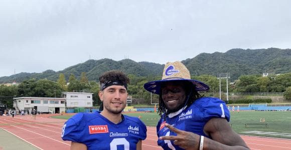 尼崎市在住の米国人選手が大活躍！！アメフト・アサヒ飲料クラブチャレンジャーズがトップリーグの舞台に戻ってくる。