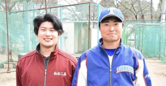 部員34人中、宮城の高校出身者はわずか3人…東北大硬式野球部の「仙台二高同級生コンビ」は“宮城で文武両道”を貫く