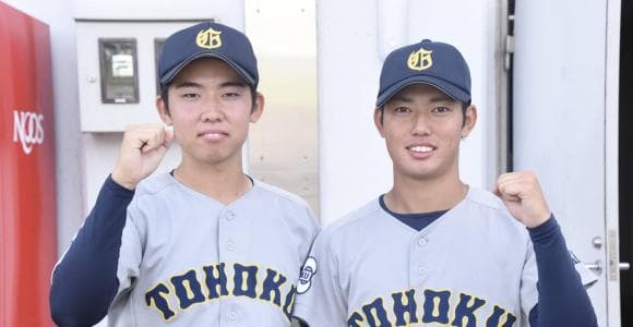 昨夏の仙台育英戦が準硬式野球へ進むきっかけに　東北学院大指揮官が惚れ込んだ「柴田コンビ」の才能