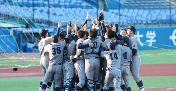 慶大、堀井監督の信念が結実した4季ぶり優勝　主将・廣瀬はさらなる誓い「日本一に」