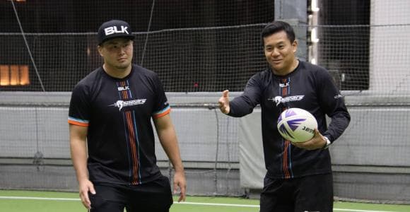 クボタスピアーズ船橋・東京ベイ 岸岡智樹のラグビー体験会 ラグビーの難しさを知り、「上手くなるための根拠」を追求