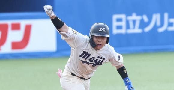 明大9回逆転サヨナラでプロ注目のエース感涙　殊勲打の2年生「なんとしても期待に応えたかった」