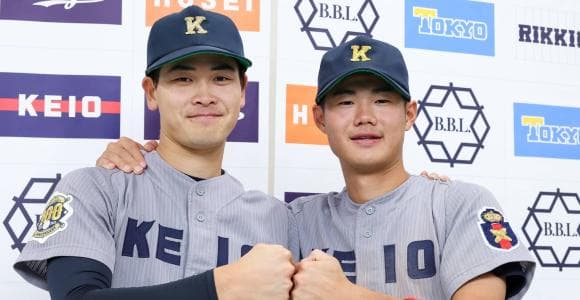 「気迫をベンチに伝える仕事」慶大“新1番”今津が値千金1発…東大サブマリンを攻略